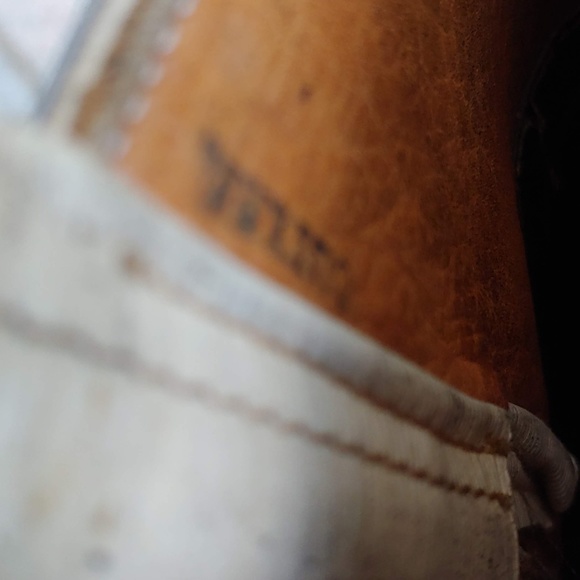 Women's Black Leather Hand Painted Western  Boots - Picture 5 of 8